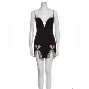 Area little black dress bow